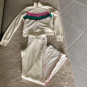 Le Tigre velour track suit